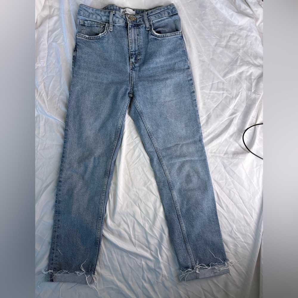 Zara Classic Blue Mom Style Jeans Jeans